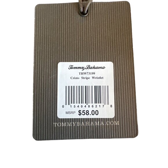 NWT Tommy Bahama Cristo Stripe Wristlet Beaded Clutch - Picture 3 of 5